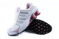 baskets nike shox promos nz taille 36-40 -blance-rose-rouge04